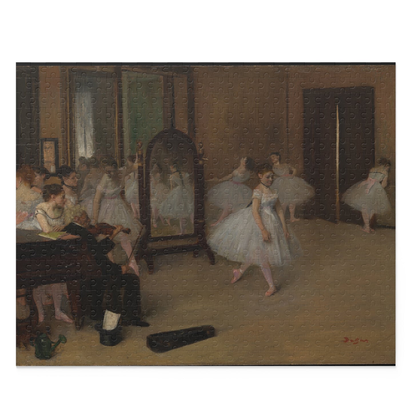 The Dancing Class by Edgar Degas 1870 Print - 500 Piece Puzzle