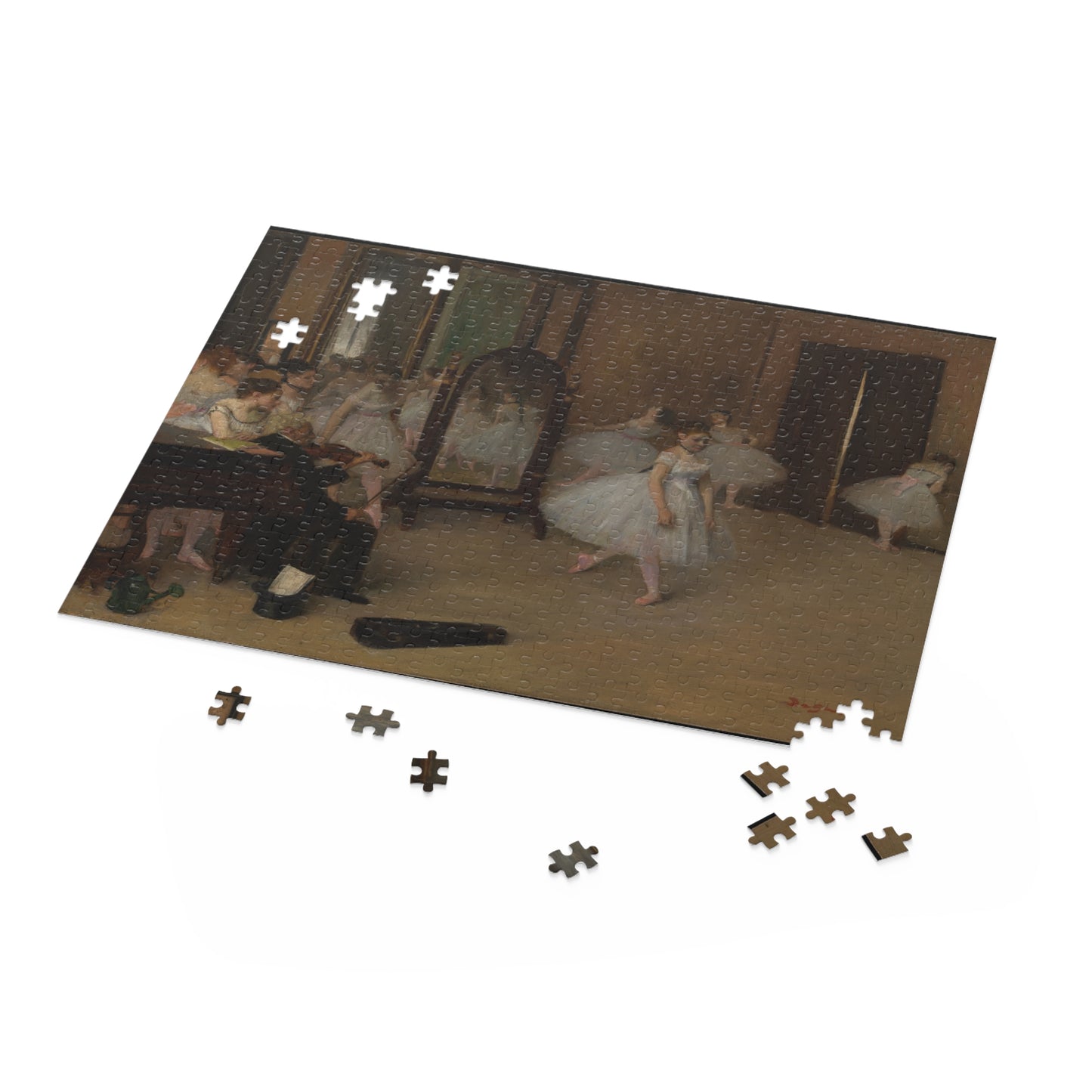 The Dancing Class by Edgar Degas 1870 Print - 500 Piece Puzzle