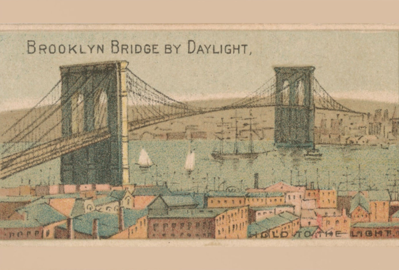 Brooklyn Bridge 1889 Front