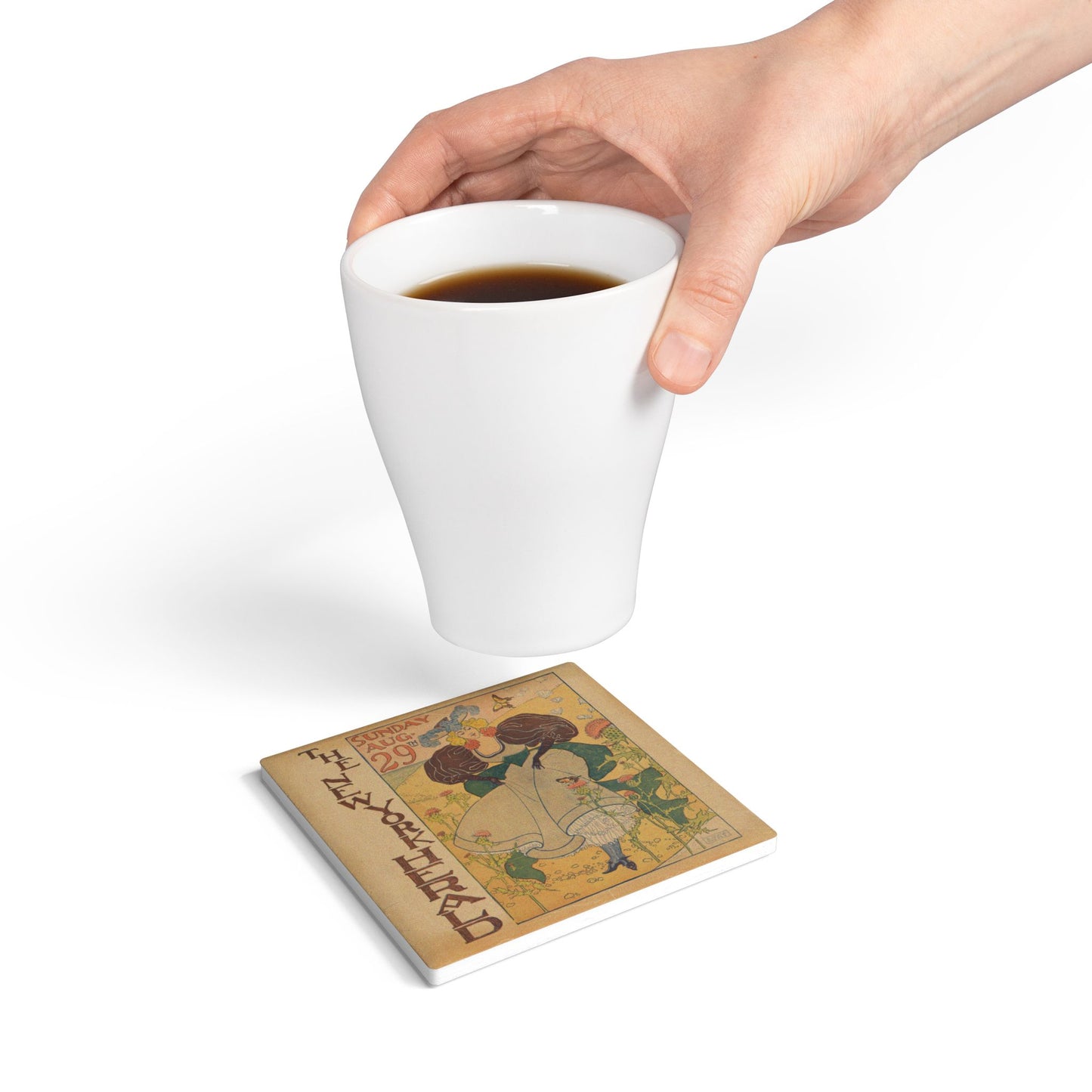 New York Herald Coaster Context B