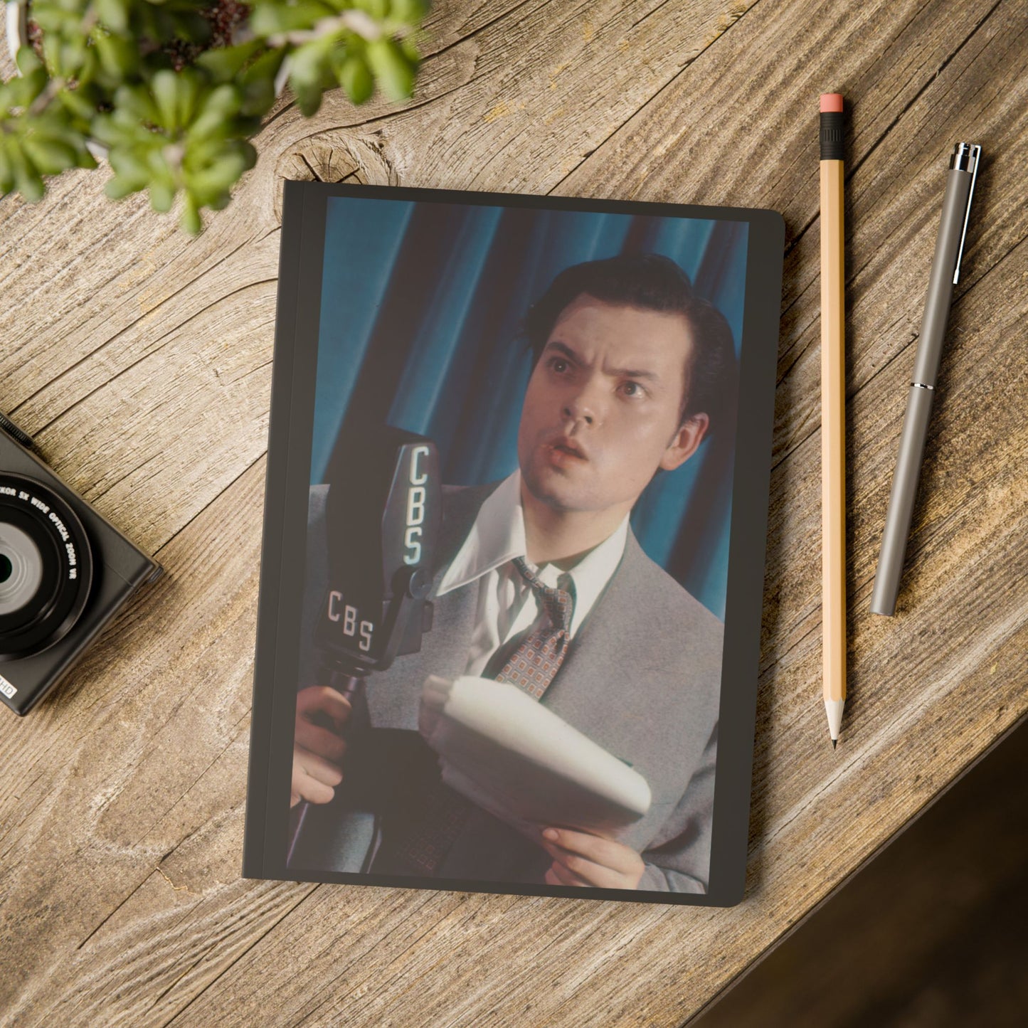 Orson Welles CBS 1939 Print - Softcover Notebook