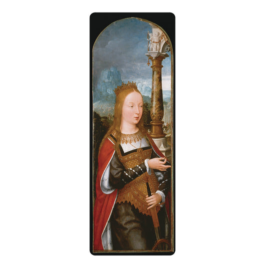 Saint Catherine by Jean Bellegambe 1520 Print - Yoga Mat