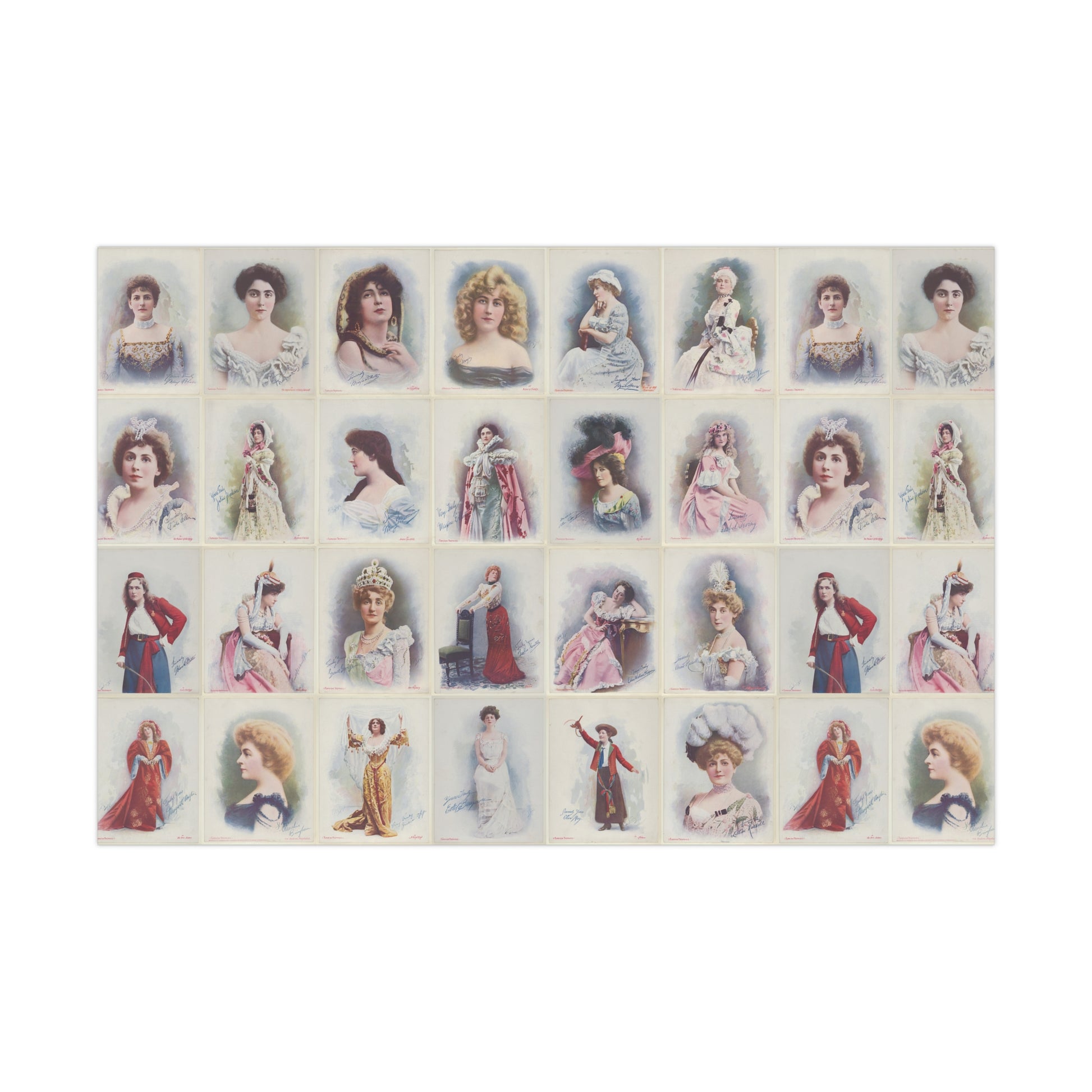 Victorian Actress Portraits 30 x 20 Inch
