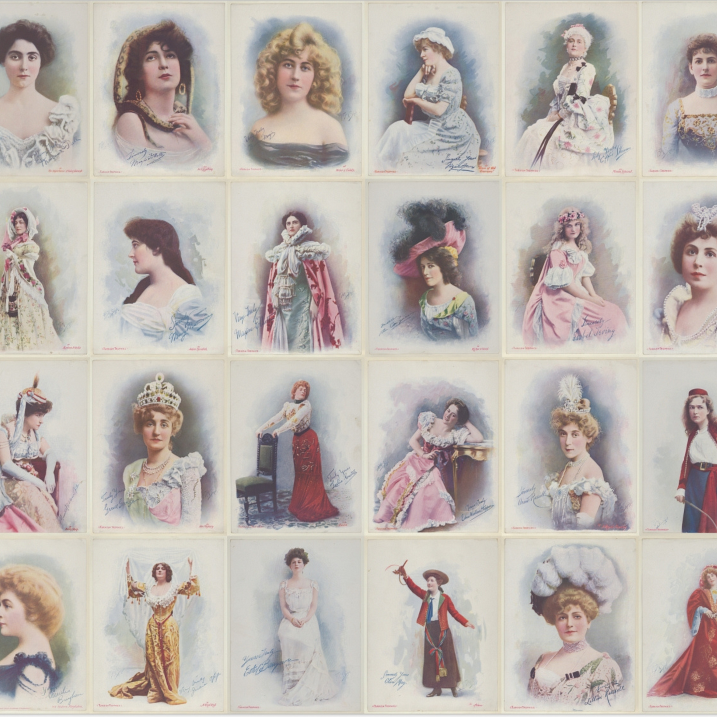 Victorian Actress Portraits Square