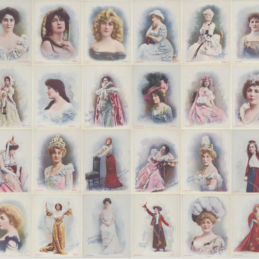 Victorian Actress Portraits Square
