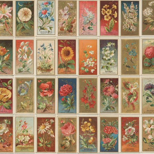 Victorian Garden Florals Square